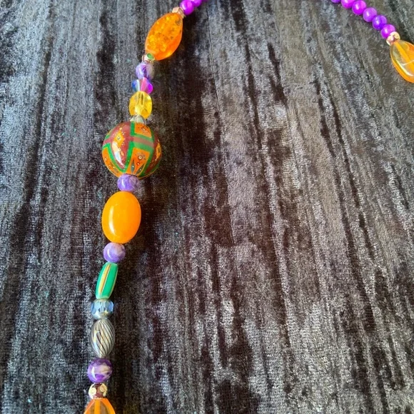 World Tribe Purple Treasure Necklace - Picture 4 of 9